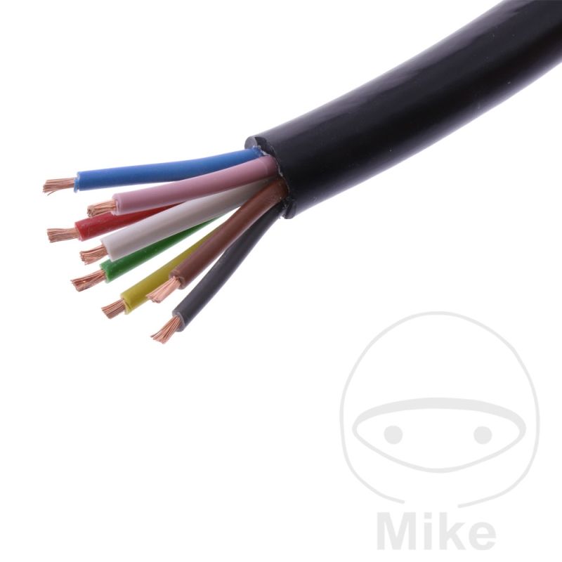 Cable H05VV-F 8X1.5 Negro JMP 2.5m | Motos Camaral