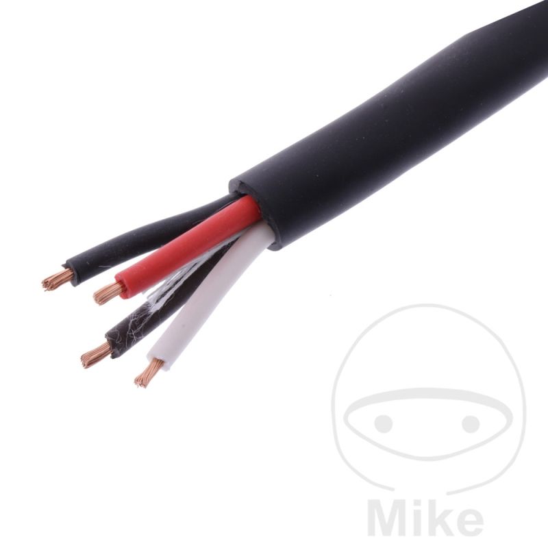 Cable H05RR-F 4x1.5mm Negro 5m | JMP | Motos Camaral