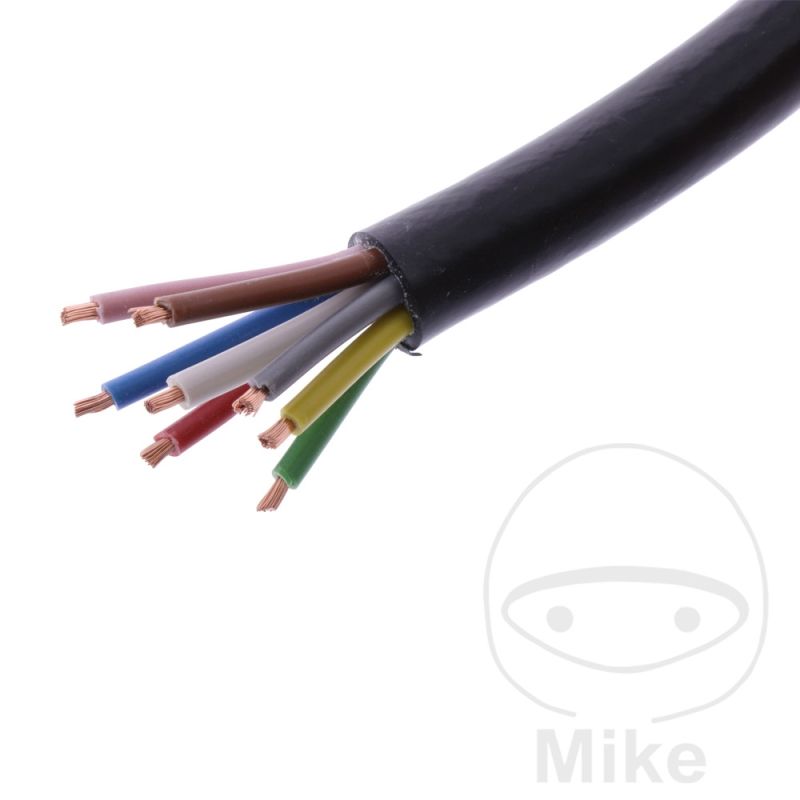 Cable H05VV-F 8X1.5 Negro 5m JMP | Motos Camaral