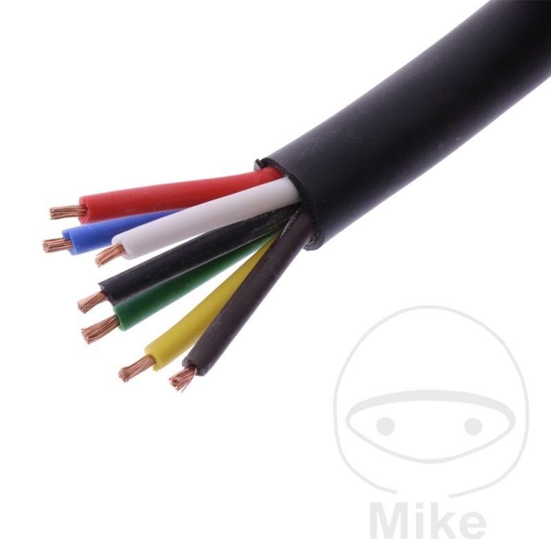 Cable H05RR-F 7x1.5mm Negro 10m JMP | Motos Camaral