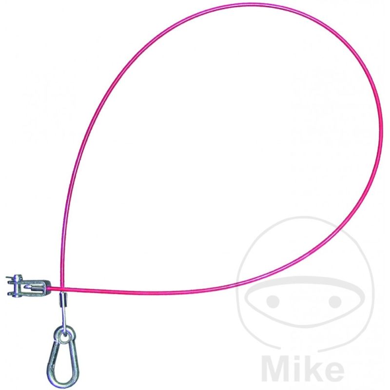 Cable de seguridad 1200 mm con gancho y Gabelkopf | Motos Camaral