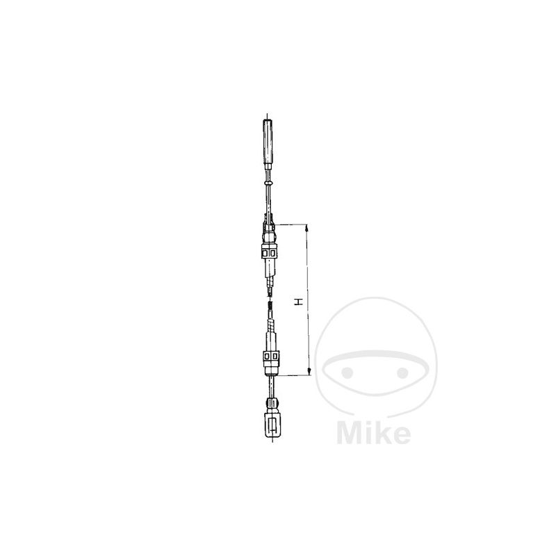 Cable de freno Knott 1600/1900 mm con ojal | Motos Camaral