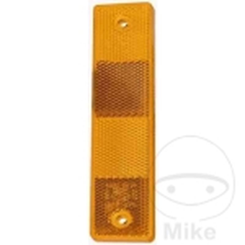 Reflector Catadióptrico Cuadrado Amarillo | Motos Camaral