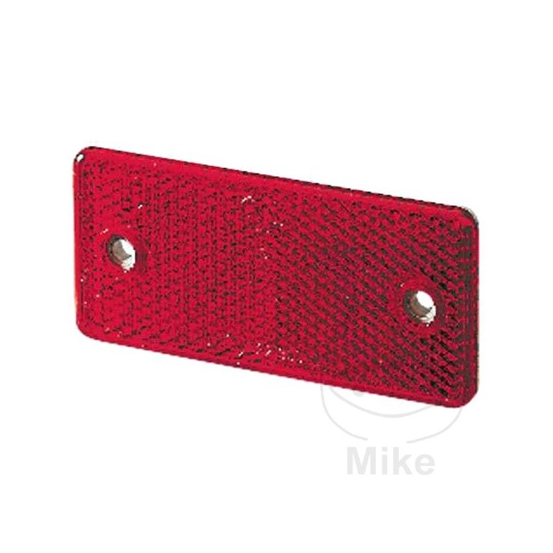 Reflector Catadióptrico Cuadrado Rojo | Motos Camaral