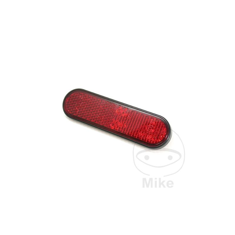 Reflector Catadióptrico Ovalado Rojo JMP | Motos Camaral