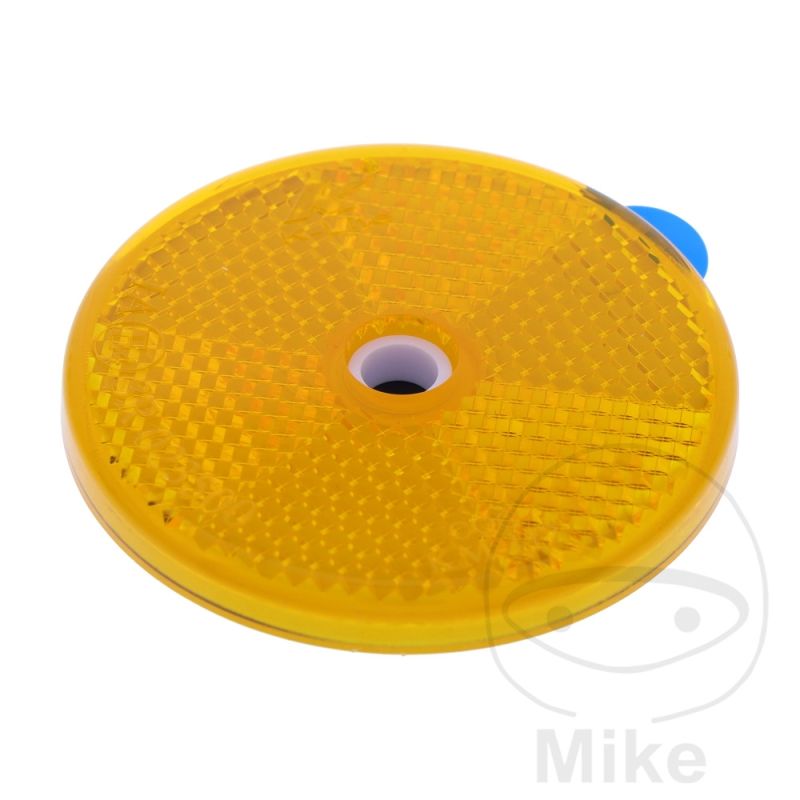 Reflector Lateral Redondo Amarillo 60mm | Motos Camaral