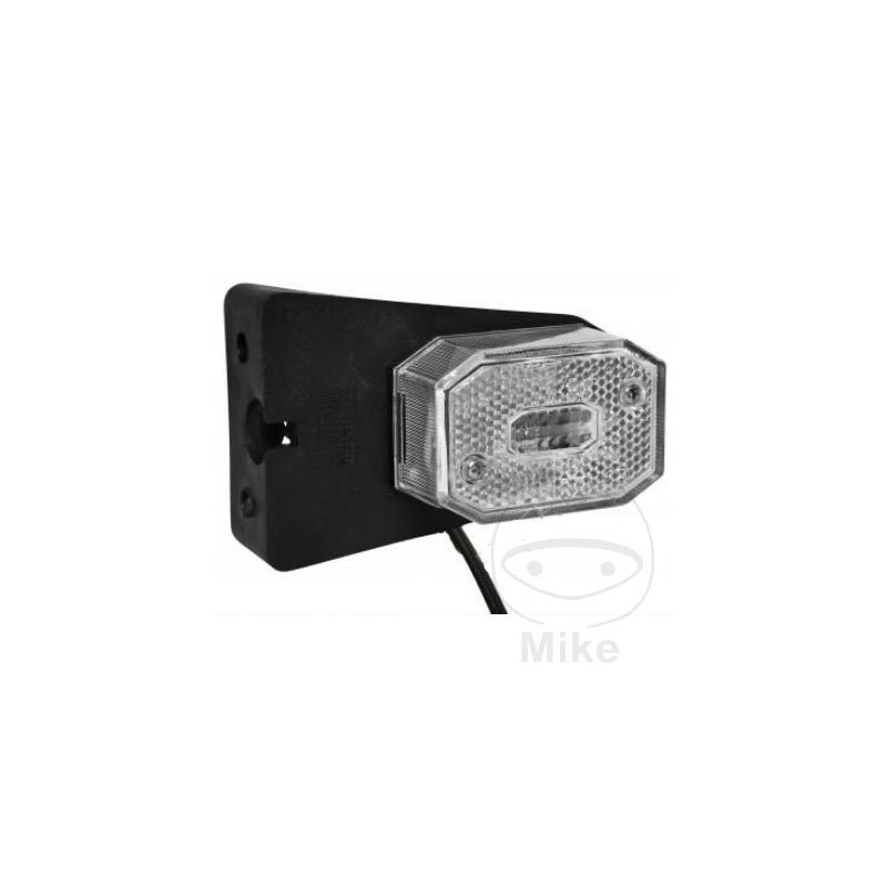 Luz Posición Remolque LED Blanco 0.5m con Soporte | Motos Camaral