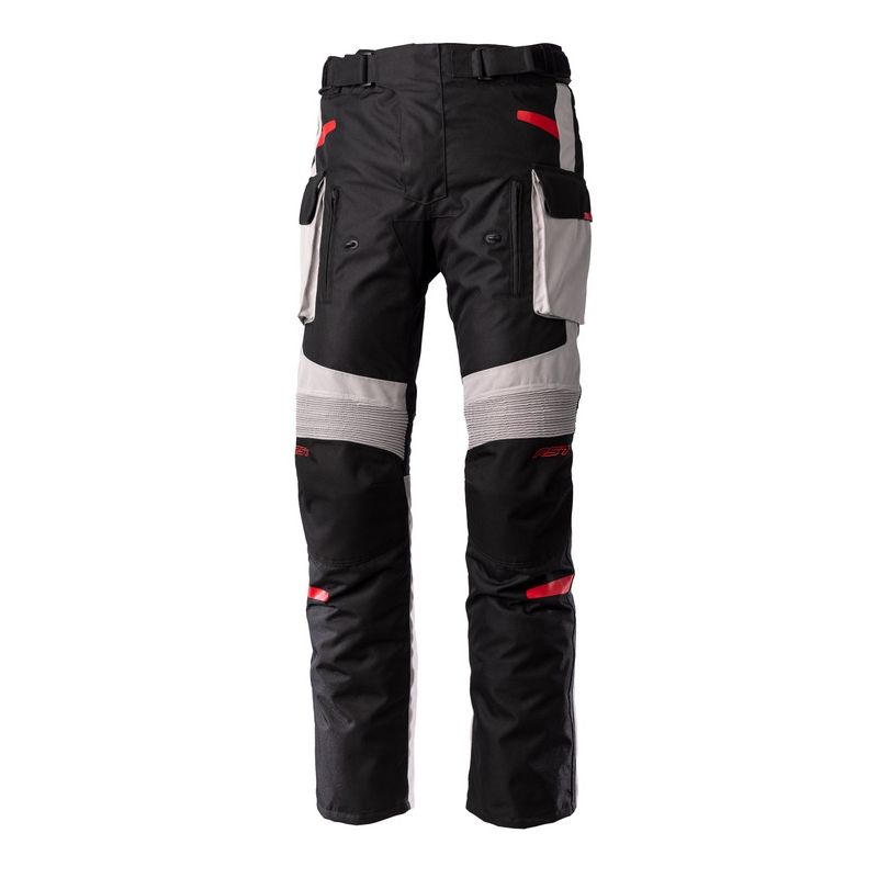 Pantalón textil RST Endurance CE hombre - Negro / Plata / Rojo - motoscamaralweb.com