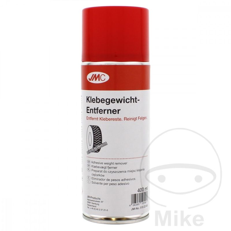 Spray Quitar Adhesivo de Pesos 400 ml JMC | Motos Camaral