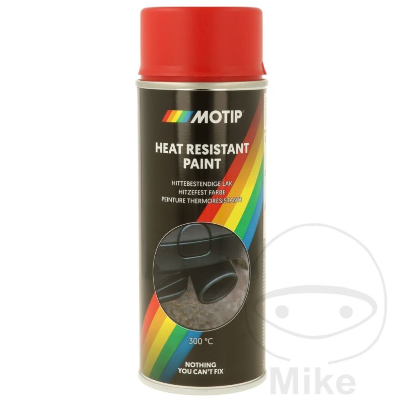 Pintura Anticalórica SCHUTZLACK Rojo Mate 400ml | Motip | Motos Camaral