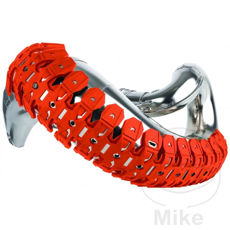 Protector de Escape Armadillo Naranja | Motos Camaral