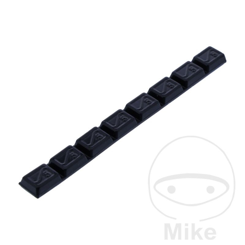 Pesos Adhesivos de Plomo 40g (8x5g) Negro | Motos Camaral