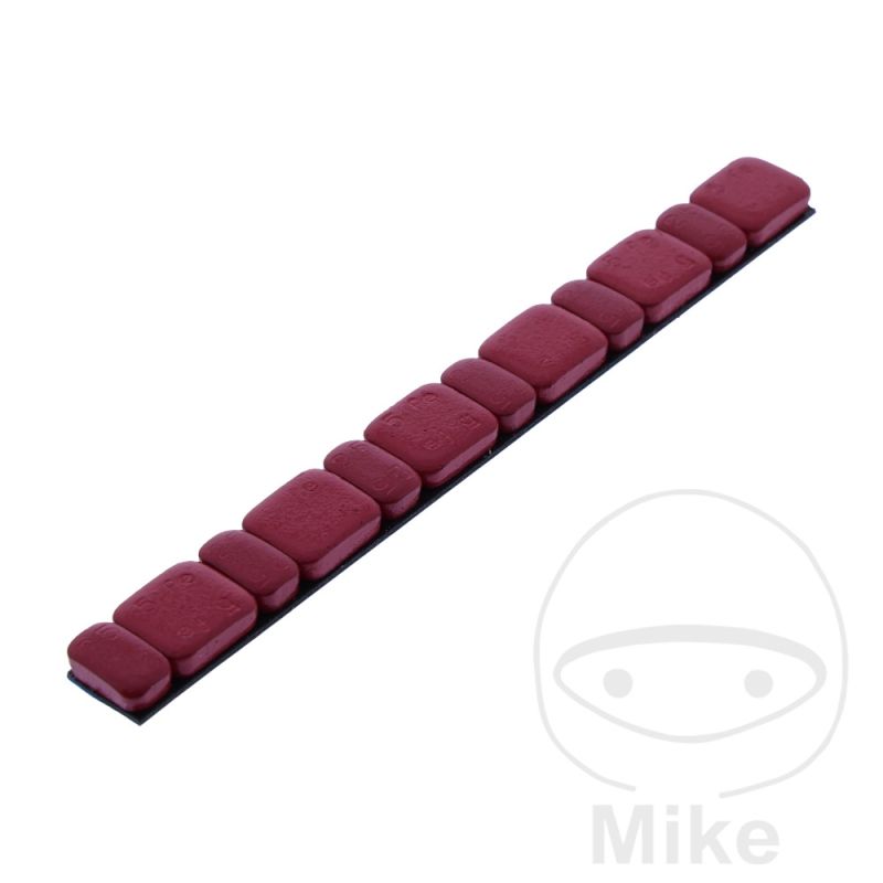 Peso Adhesivo de Hierro 45g JMP Rojo | Motos Camaral