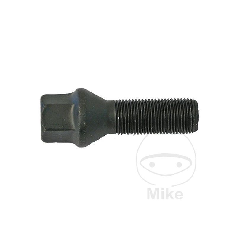 Tornillo de Rueda M14x1.25x40 Cono 17 Negro | Motos Camaral