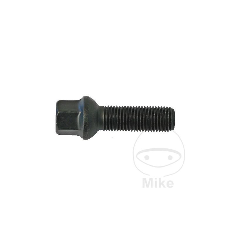 Tornillo de Rueda M14x1.5x28 Cuello de Bola 17 Negro | Motos Camaral