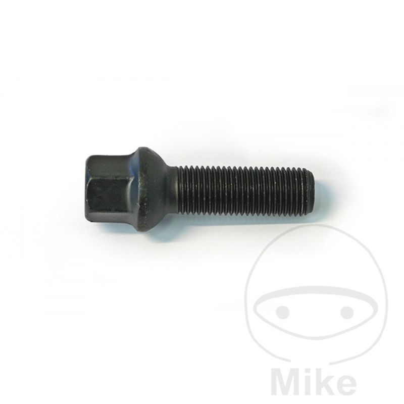 Tornillo de Rueda M14X1.5X37 Cuello de Bola 17 Negro | Motos Camaral