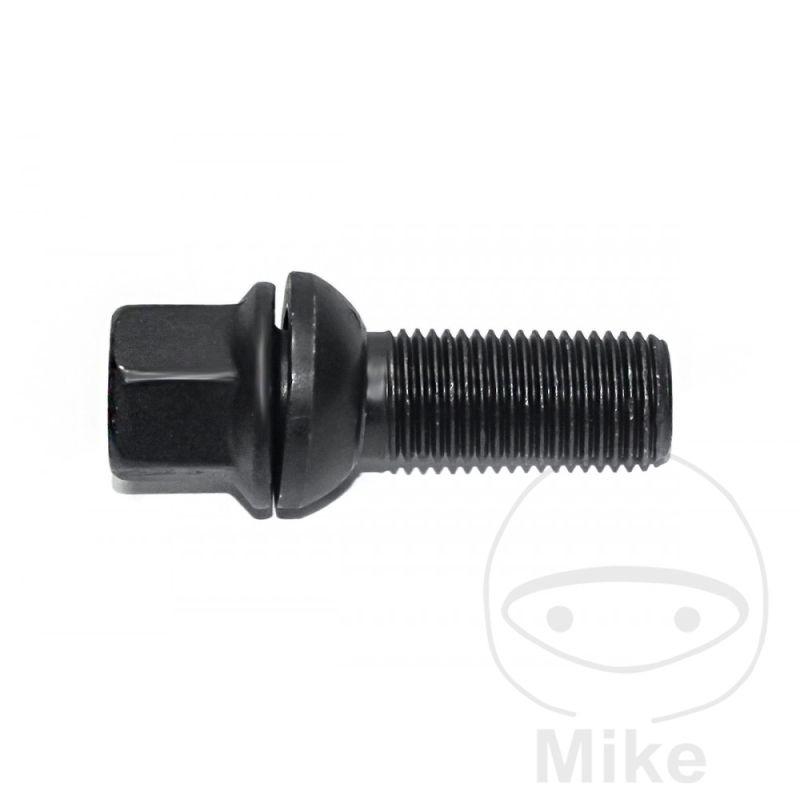 Tornillo de Rueda M14X1.5X39 Cuello de Bola Negro | Motos Camaral