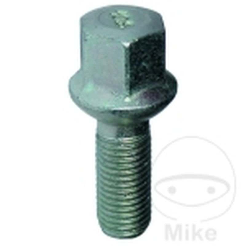 Tornillo de Rueda M12x1.5x28 Cuello de Bola 17 | Werksalu | Motos Camaral