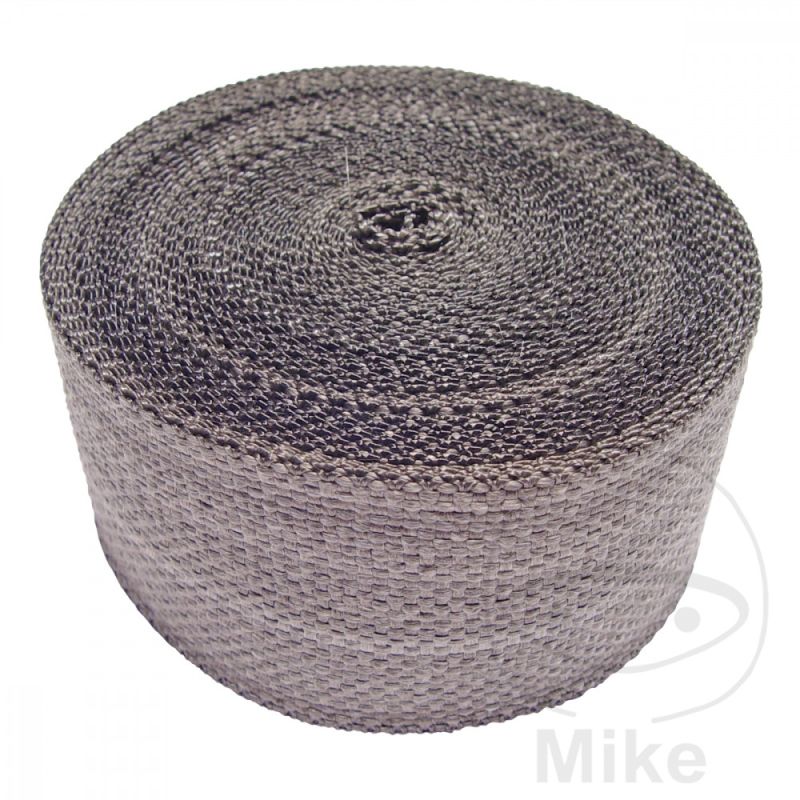 Cinta Protección Calor Gris 30mm x 10m | Motos Camaral