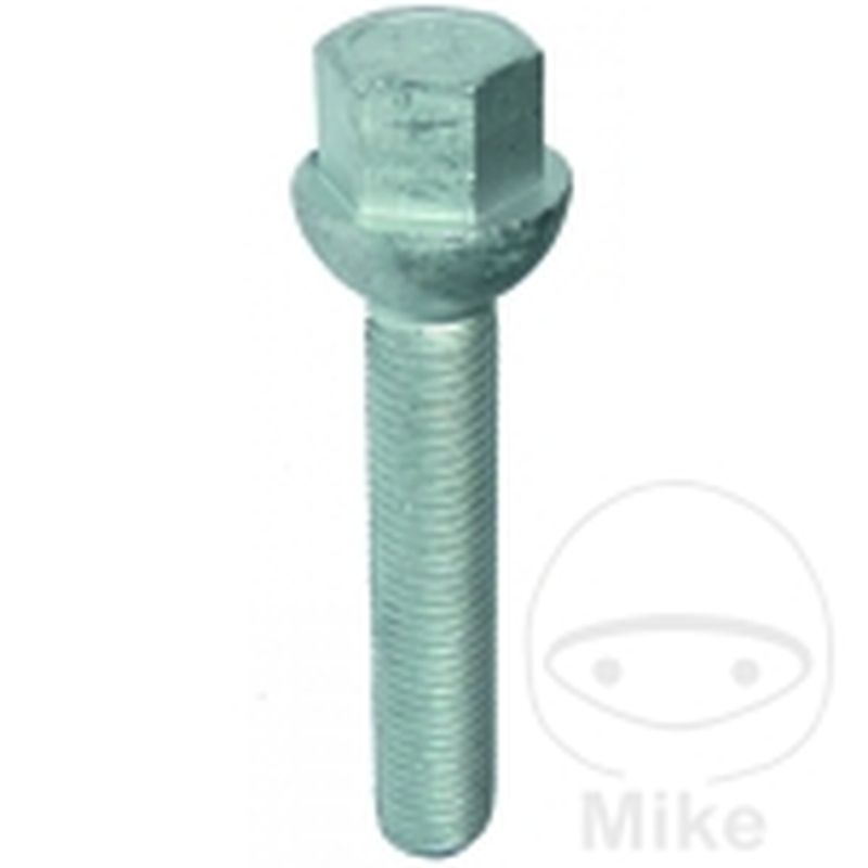 Tornillo de Rueda M12x1.5x60 Cuello de Bola 17 D24 | Motos Camaral