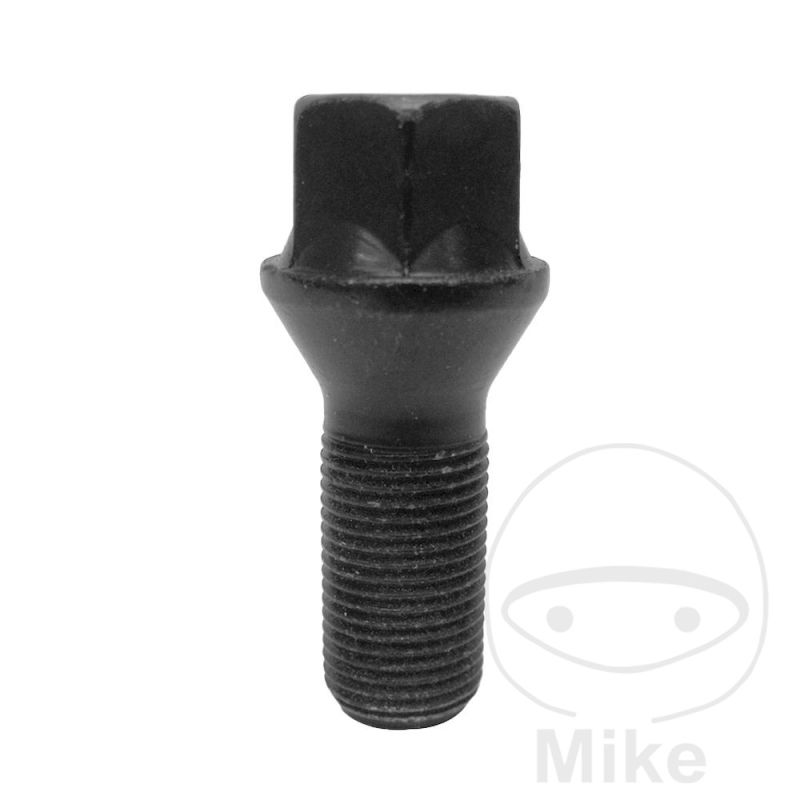 Tornillo de Rueda M12 x 1.5 x 26 KE17 Negro (10 uds) | Motos Camaral