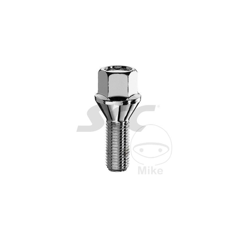 Tornillo de Rueda M14X1.25X28 KE17 Plateado (10 uds) | Motos Camaral