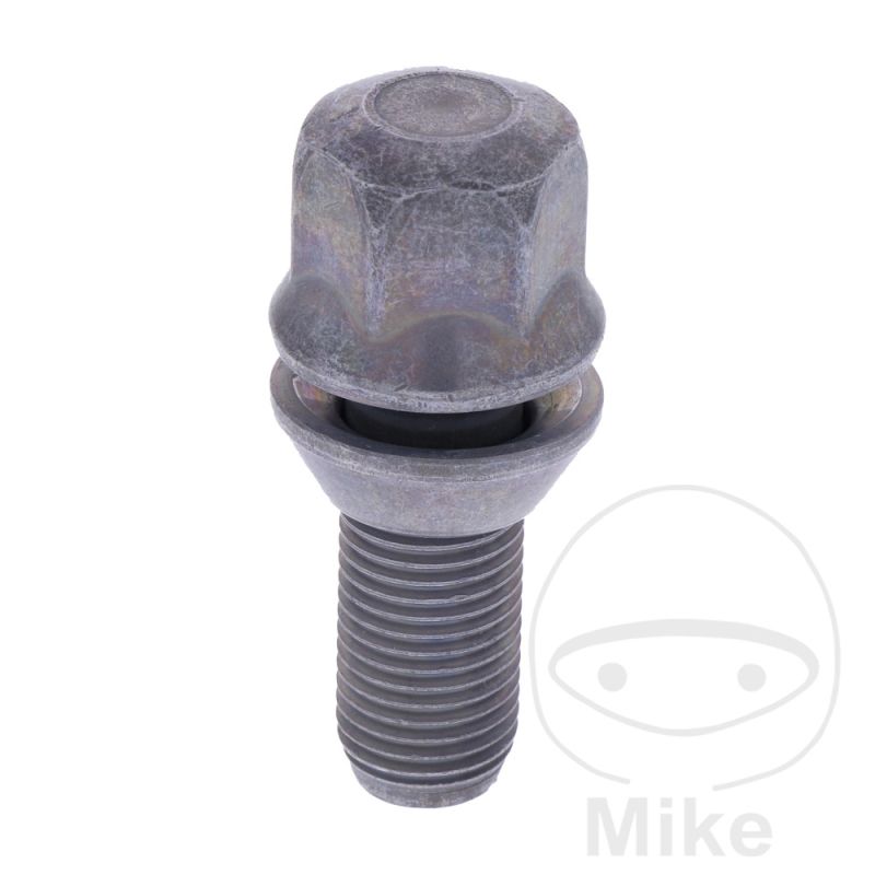 Tornillo de Rueda M14X1.5X26 Cono 19 Plateado (10 uds) | Motos Camaral