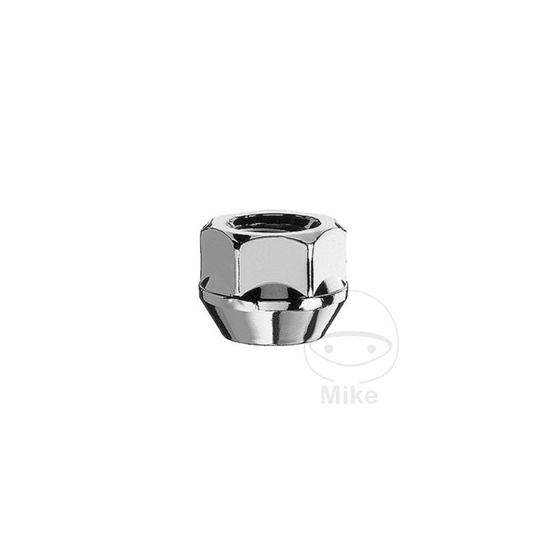 Tuerca de Rueda M14x1.5 Cono 19mm Plateada (Pack 10) | Motos Camaral