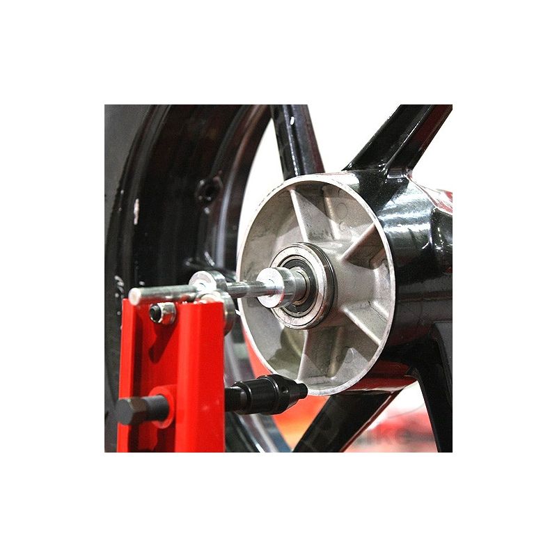 Equilibradora estática JMP para ruedas de moto | Motos Camaral