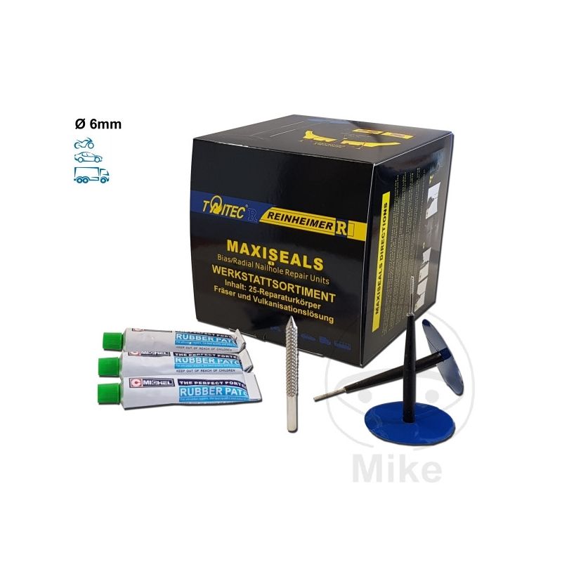 Maxi Seal 6 mm Werkstattsortiment | Reparación Neumáticos | Motos Camaral