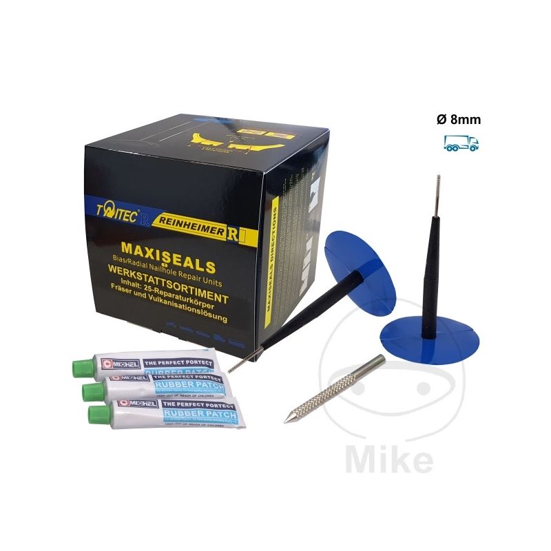 Maxi Seal 8 mm Werkstattsortiment | Reparación Neumáticos | Motos Camaral