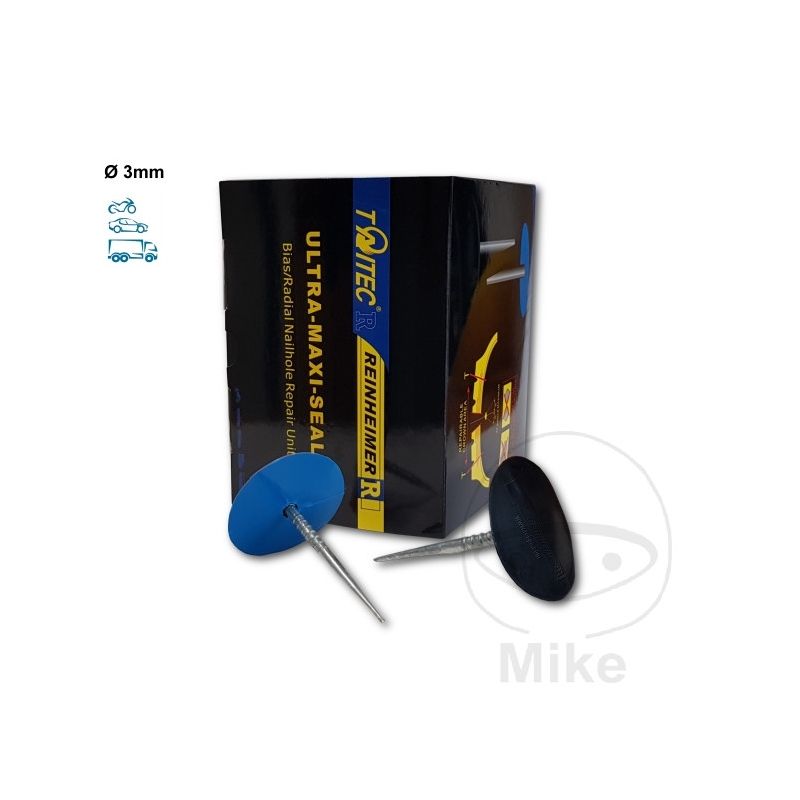 Hongo de reparación neumáticos 3 mm 24 uds | Motos Camaral