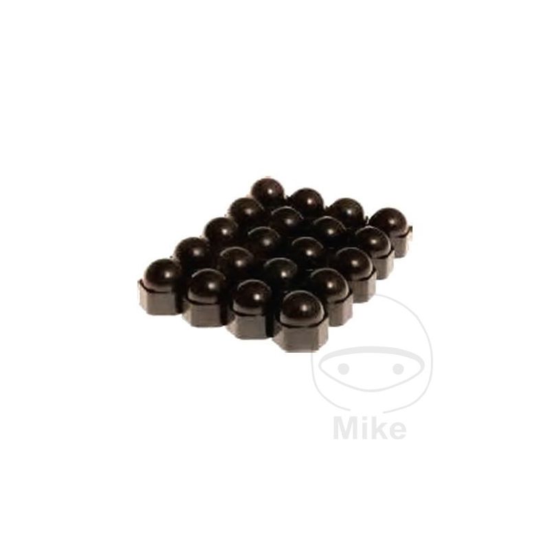 Juego de Tapas para Tornillos de Rueda 17 mm Negro | Motos Camaral