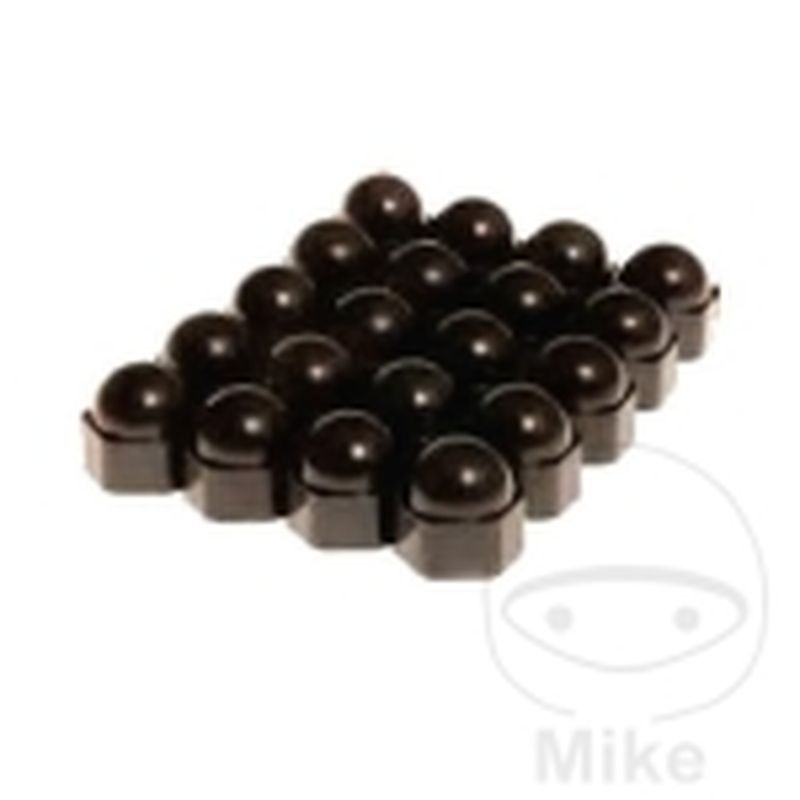 Juego de Tapas para Tornillos de Rueda 19 mm Negro | Motos Camaral