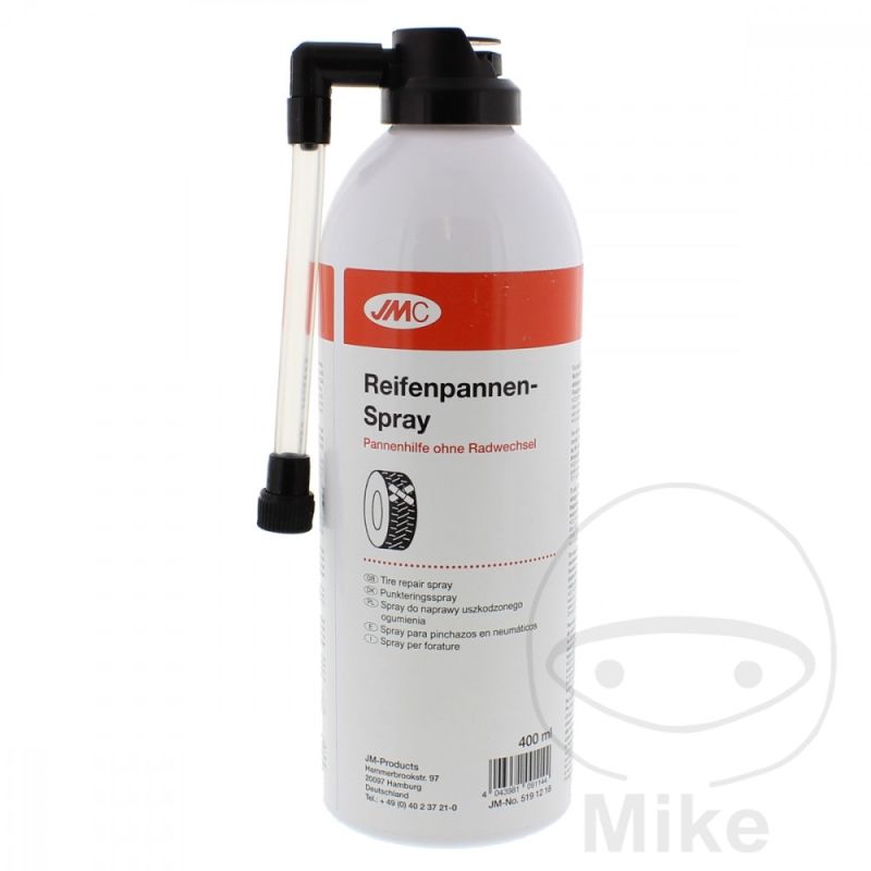 Spray Reparación Pinchazos 400 ml JMC | Motos Camaral