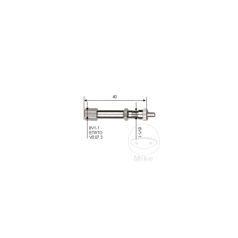 Extensión de Válvula Rígida Metálica 30 mm | Motos Camaral