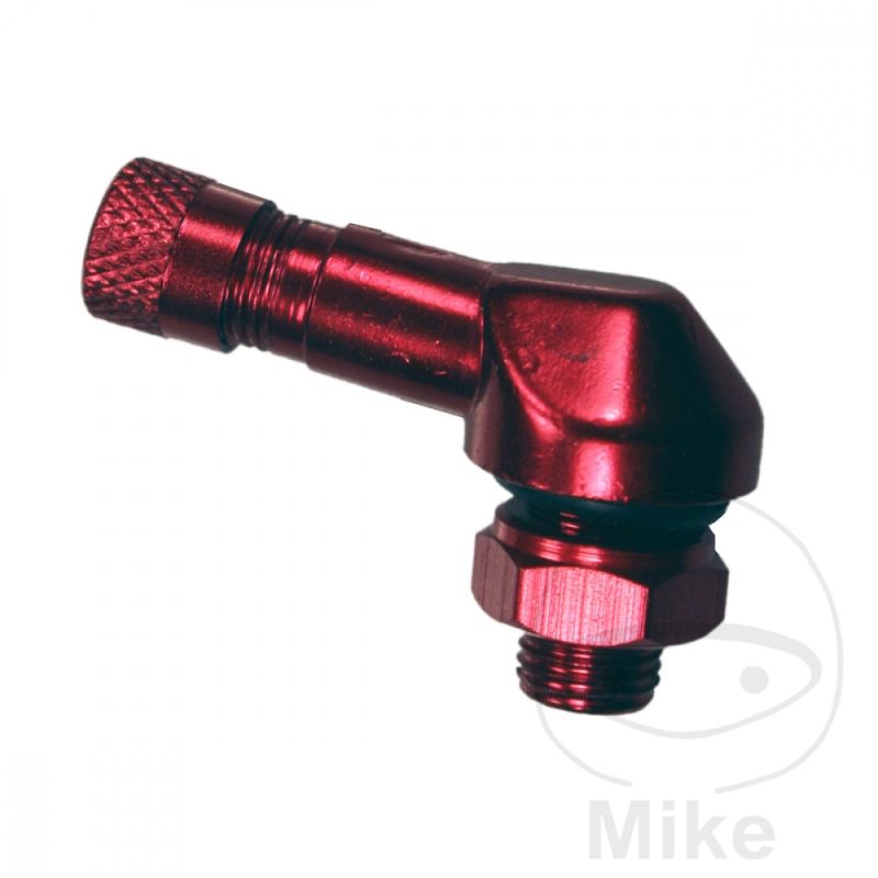 Válvula en Ángulo Aluminio JMP Rojo 8.3mm | Motos Camaral