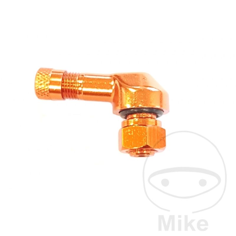 Válvula en Ángulo Aluminio JMP Naranja 8.3mm | Motos Camaral