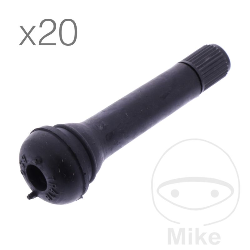 Válvula de Goma 11.3 mm TR418 JMP (Pack 20) | Motos Camaral