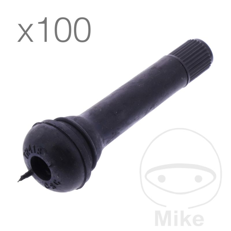 Válvula de Goma TR418 11.3mm JMP (Pack 100) | Motos Camaral