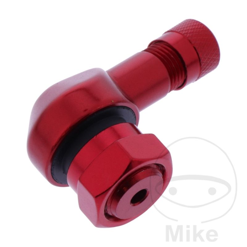 Válvula en Ángulo Aluminio JMP Rojo 11.3mm | Motos Camaral