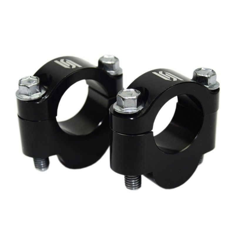 Alzas de manillar SCAR +20mm Ø28.6mm negro - motoscamaralweb.com