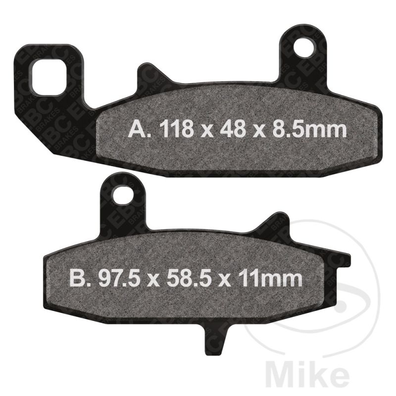 Pastillas de freno estándar EBC 7872039 | Motos Camaral