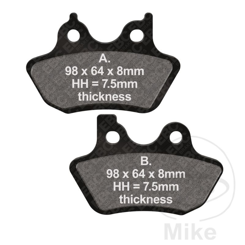 Pastillas de Freno Semi-Sinter EBC 7370624 | Motos Camaral
