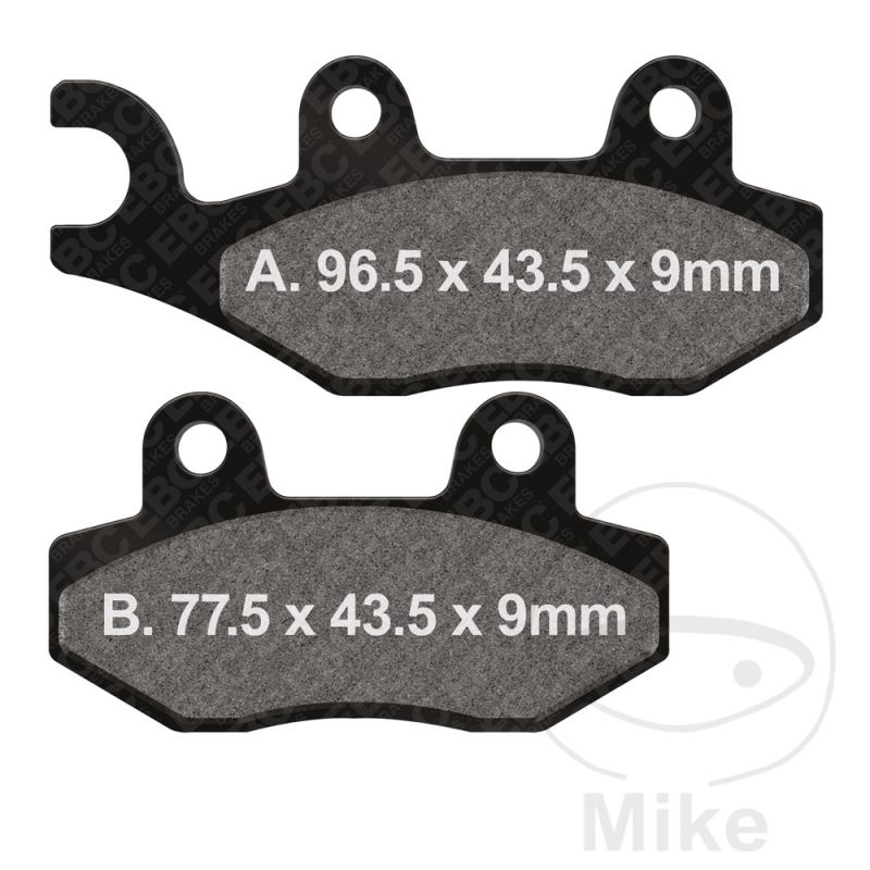 Pastillas de Freno Estándar EBC 7873235 | Motos Camaral