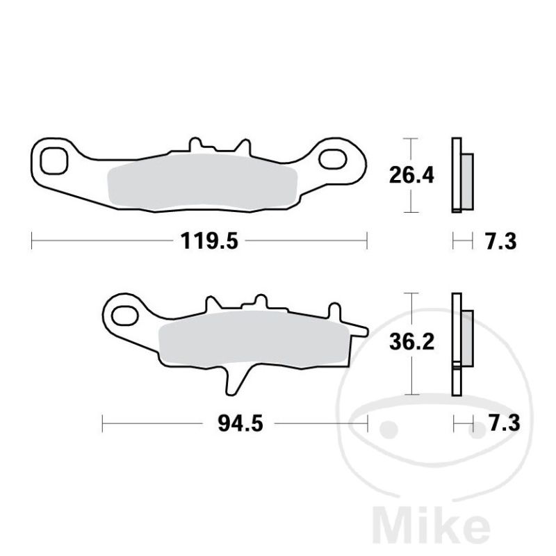 Pastillas de Freno Sinterizadas TRW 7320583 | Motos Camaral