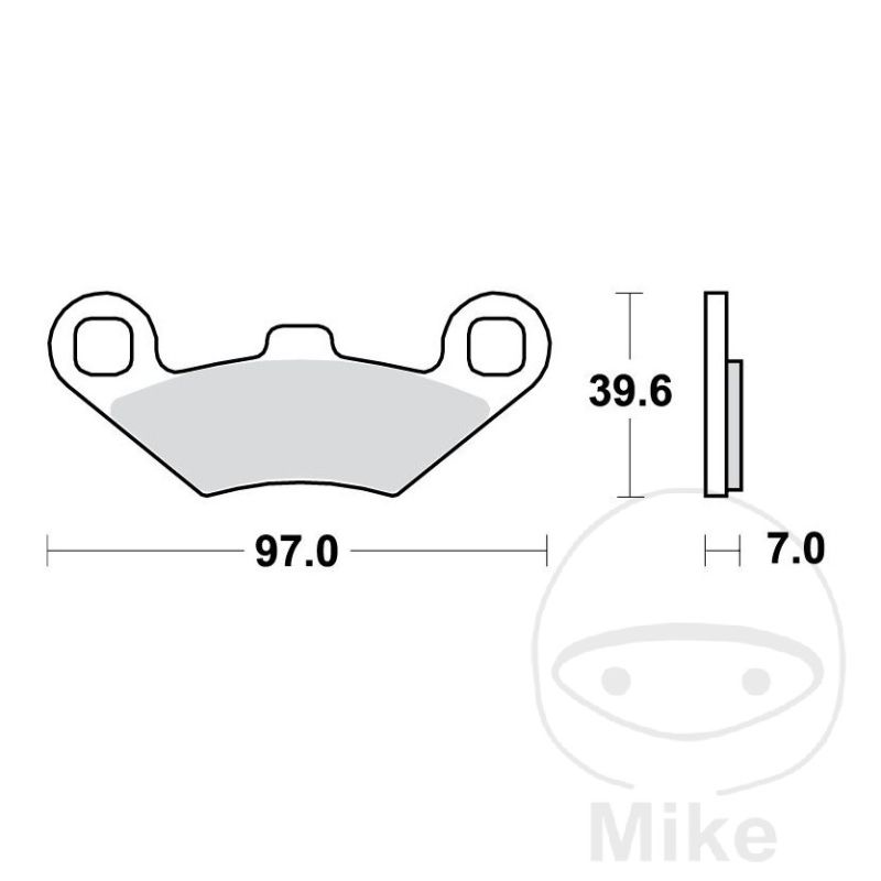 Pastillas de Freno Sinter Scooter TRW 7370113 | Motos Camaral