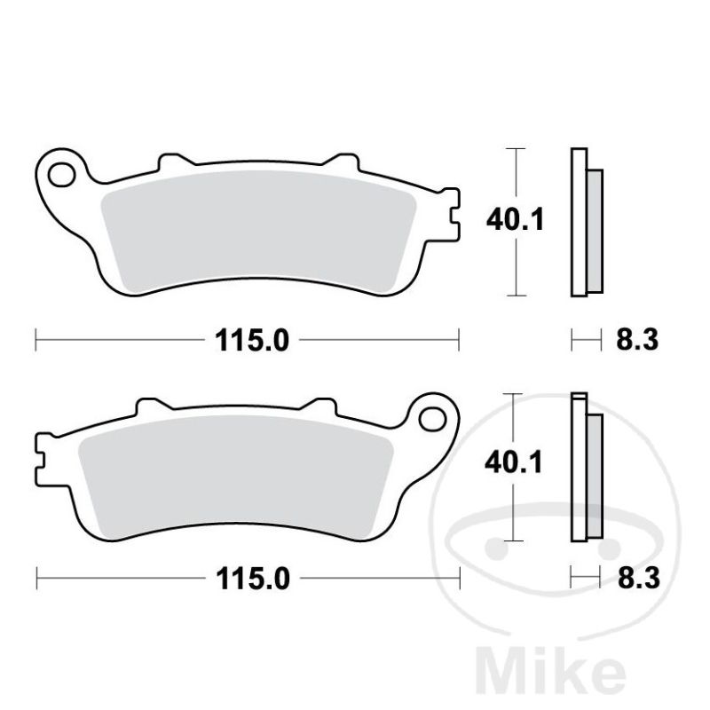 Pastillas de Freno Sinter Delantero TRW 7328818 | Motos Camaral