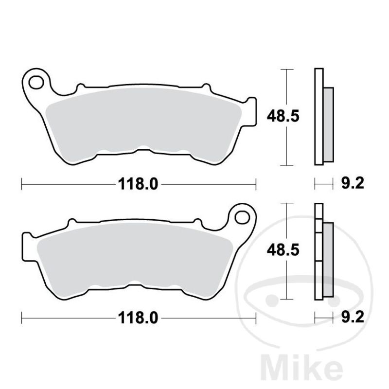 Pastillas de Freno Sinter Delanteras TRW 7370106 | Motos Camaral