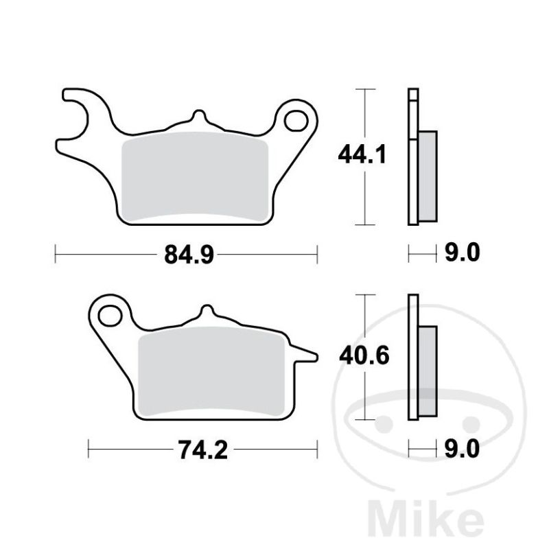 Pastillas de Freno Estándar TRW 7370035 | Motos Camaral
